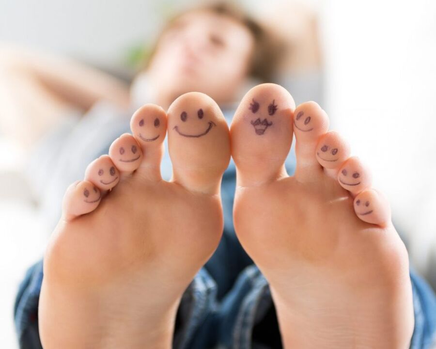 Healthy feet after effective fungal infection treatment