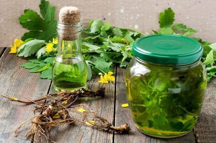 liquid celandine against nail fungus